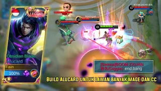 BUILD ALUCARD UNTUK LAWAN BANYAK MAGE!! DIKEROYOK GAK MATI MATI - Mobile Legends