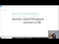 Node js Express js MongoDB Mongoose - Install Mongoose use Mongoose connect to DB