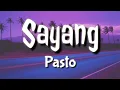Pasto sayang lirik