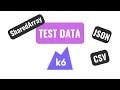k6 Test Data Tutorial - Load Testing