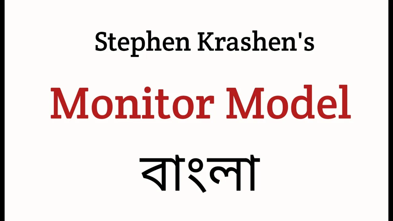 Monitor Model Theory by Stephen  Krashen