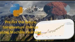 Visualize the data using Plotly and Time series prediction of temperature change
