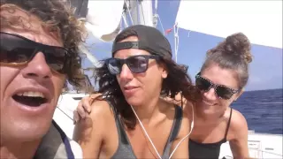 Sailing Into Freedom   Episode 23 Plukky & the Italian girls sailing to the reef