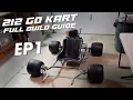 Build Your Own Go Kart EPISODE 1 - Gov Removal Frame Design and Tire Install