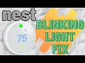 How to Fix Nest thermostat green blinking light Unresponsive thermostat Fix