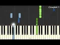 Louise Attaque - J't'emmène au vent (Piano facile)
