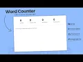 Create a Live Word Counter Count Words Characters Sentence Paragraphs - Html CSS Javascript