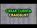 Como CREAR CUENTA en CraigsList Paso a Paso