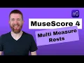 MuseScore 4 How to Add Multi Measure Rests Create MultiMeasure Rests
