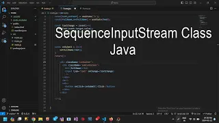 Java SequenceInputStream Class Program to use SequenceInputStream class Read from multiple files