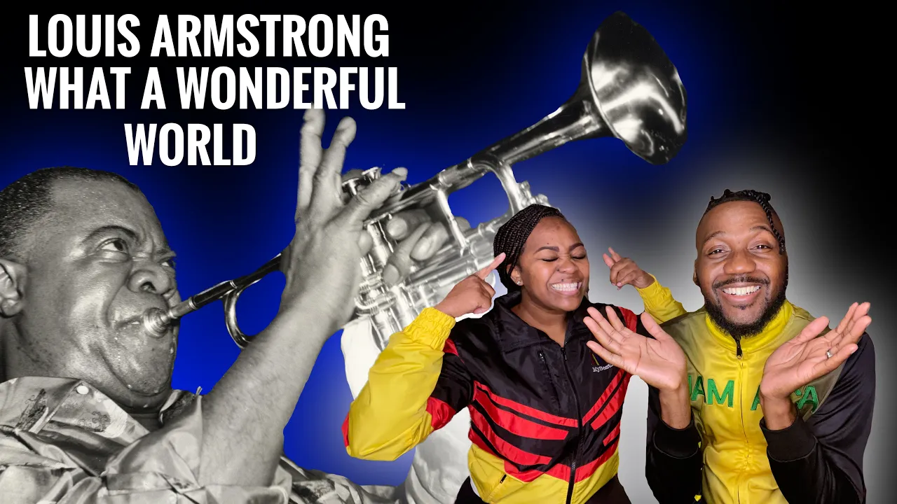 Our First Time Hearing | Louis Armstrong “What A Wonderful World” Entertaining REACTION🤩