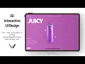 Juicy 3D Interactive Website Showcase Three js GSAP Animation Tutorial