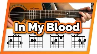 In My Blood Guitar Tutorial (Shawn Mendes) Easy Chords Guitar Lesson