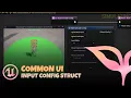 Common UI - Input Config Setup