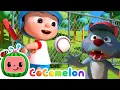 Download Lagu Take Me Out to the Ball Game | Moving with Cocomelon |  Nursery Rhymes \u0026 Kids Songs