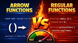 Arrow Functions vs Regular Functions - Performance Comparison in JS
