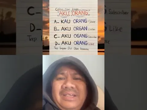 COBA CARI KATA AKU ORANG ⁉️😱#funny #lucu #shortvideo #shorts #subscribe