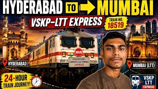    Hyderabad to Mumbai 🚆 13+ Hours Train Journey 😱 | Full Travel Experience