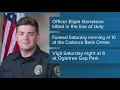 Public invited to honor fallen Copperas Cove police officer Elijah Garretson