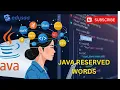 Java Reserved Keywords Explained in Telugu Complete Telugu Tutorial for Beginners Edusaa
