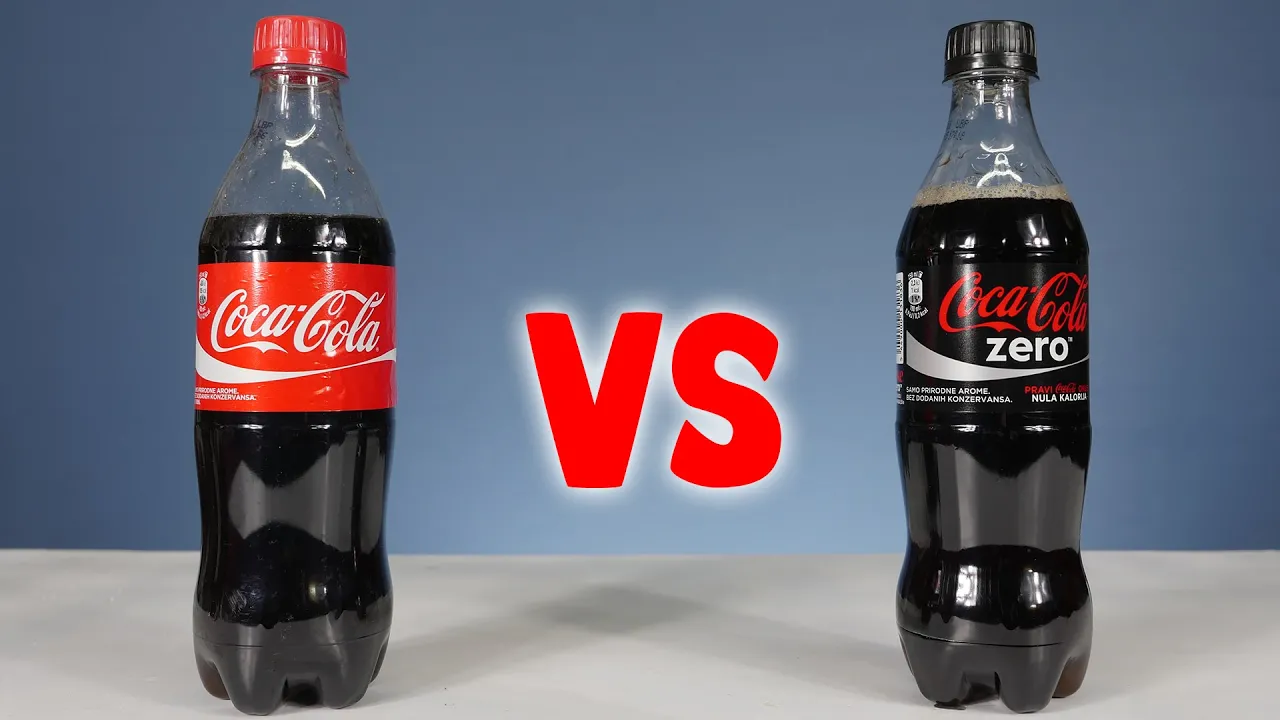 Experiment: Coca Cola vs Coca Cola Zero