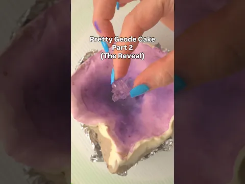 Geode Cake (the REVEAL)
