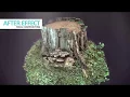 Dead tree stump photogrammetry