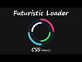Futuristic Minimalist Loader Loader CSS Animation