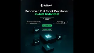 Full Stack Development Career Program 6 Months 10 Projects