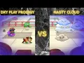 Battling Skywatch final boss Nasty Cloud in Prodigy on Hard Mode