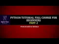 Python Tutorials Part-2 Applications Features and Execution Process of Python Easy Explanation