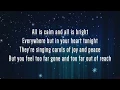 Lagu Somewhere In Your Silent Night (Casting Crowns) - Lyrics Video