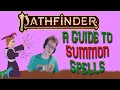 PF2 Summon Spells AREN T BAD YOU ARE PF2e Summoning Necromancy Guide