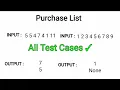 Purchase List Once and Twice Number Python IDP Solutions Nxtwave Python Coding Problems Raj Tech