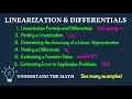 Linear Approximation Differentials Explained Tangent Line Approximations