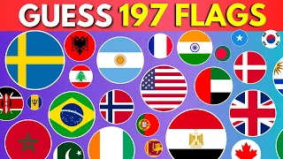 Guess All the 197 Flags of the World Guess the Flag Quiz Challenge