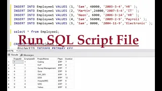 How to Run SQL Script File in SQL Server