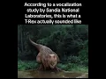 Download Lagu T-rex sound according to Sandia National Laboratories #trex