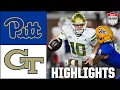 Pittsburgh Panthers vs Georgia Tech Yellow Jackets Full Game Highlights ESPN College Football