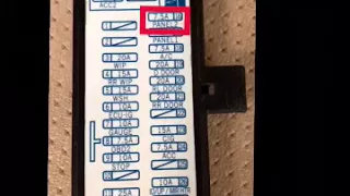 Toyota Yaris Fuse Box Diagram علبة فيوزات تويوتا ياريس الداخلية 