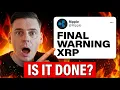 XRP HOLDERS FINAL WARNING CLARITY ACT