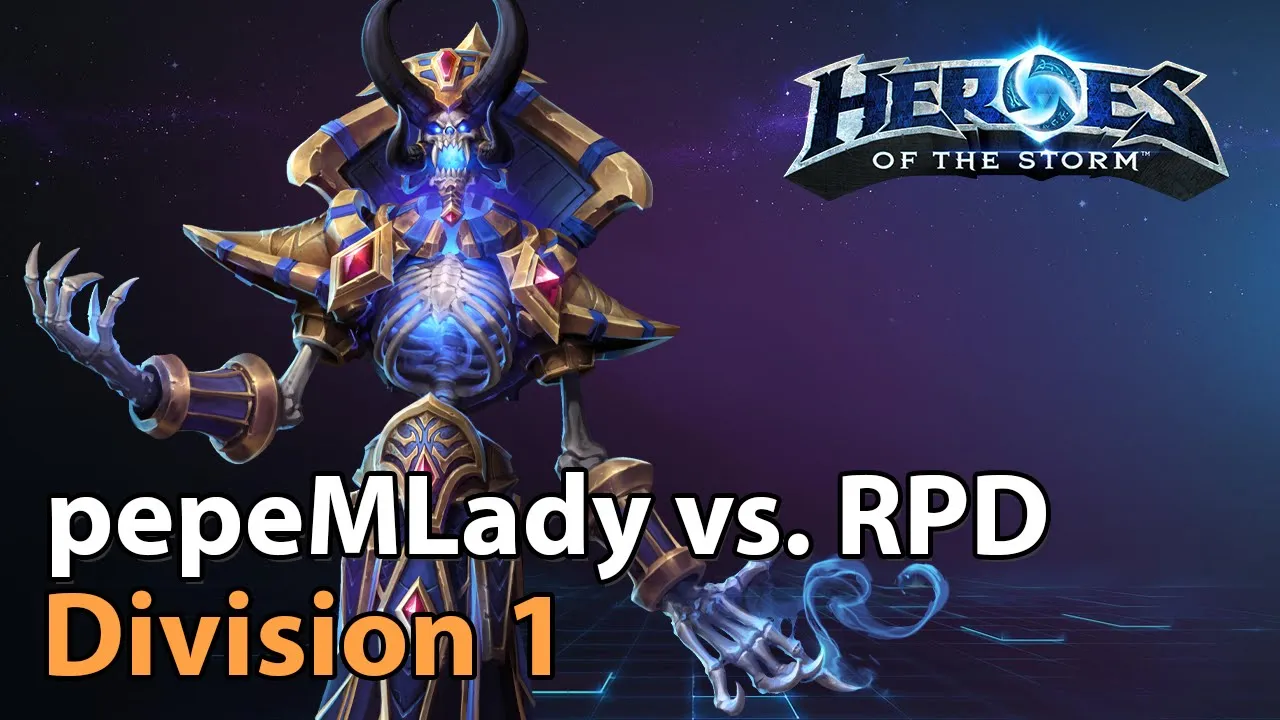 ► pepeMLady vs. RossPierrDoll - Division 1 - Heroes of the Storm Esports