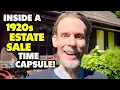 Exploring a 1920s Estate Sale Frozen in Time Full of Antique Vintage Finds