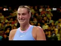 Download Lagu Aryna Sabalenka crying with laughter with Mirra Andreeva - Funny Moment - World Tennis League 2024