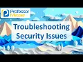 Troubleshooting Security Issues - CompTIA A 220-1202