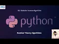 93 Modular Inverse in Python