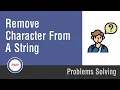 Arabic Problems Solving With PHP - Remove Character From A String