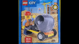 LEGO Instructions | City | 952403 | Builder with Cement Mixer | Construction | Magazine Gift