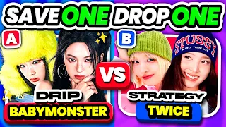 Save One, Drop One: K-pop Songs Edition 🔥 Pick Your Faves Challenge | KPOP GAME 2025