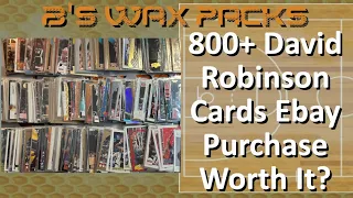 Huge David Robinson Collection of Basketball Cards Purchased off Ebay